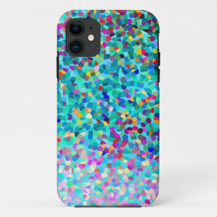 Case-Mate iPhone Case Motif multicolore bleu coloré d'art abstrait