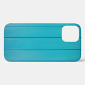 Coques Case-Mate iPhone Motif mural peint vert turquoise (Verso (horizontal))