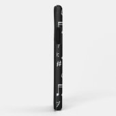 Coques Case-Mate iPhone Motif musical (Dos/Droite)