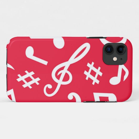 Coques Case-Mate iPhone Motif musical (Dos (Horizontal))