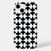 Coques Case-Mate iPhone Motif musulman noir et blanc classique (Verso)