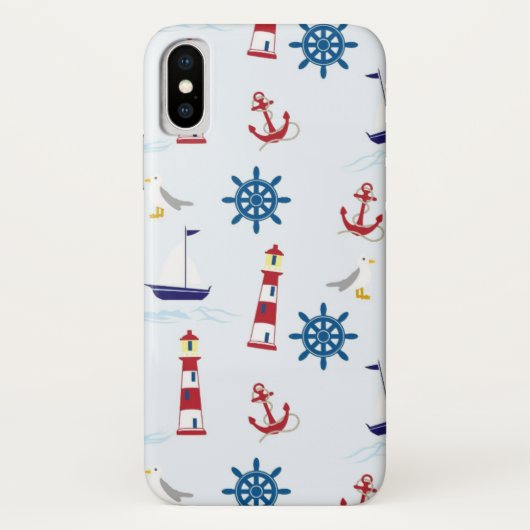 Coques Case-Mate iPhone Motif nautique (Dos)
