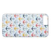 Coques Case-Mate iPhone Motif nautique avec des Ancres (Dos (Horizontal))