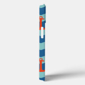 Coques Case-Mate iPhone Motif nautique de Chevron (Verso / Droite)