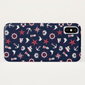 Coques Case-Mate iPhone Motif nautique de mer (Dos (Horizontal))