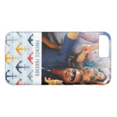 Coques Case-Mate iPhone Motif nautique fait sur commande de photo et de (Dos (Horizontal))