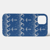 Coques Case-Mate iPhone Motif Nautique Knit (Verso (horizontal))