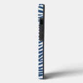 Coques Case-Mate iPhone Motif Navy Blue Zebra Animal Stripes (Verso / Gauche)