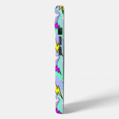 Coques Case-Mate iPhone Motif Neon Lightning Bolts & Stars (Verso / Gauche)