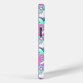 Coques Case-Mate iPhone Motif Neon Lightning Bolts & Stars (Verso / Droite)