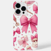 Coques Case-Mate iPhone motif noeud et cerise (Verso)