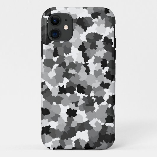 Coques Case-Mate iPhone Motif noir blanc gris (Dos)