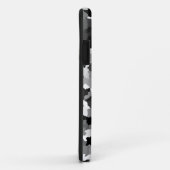 Coques Case-Mate iPhone Motif noir blanc gris (Dos/Droite)