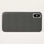 Coques Case-Mate iPhone Motif noir Chevron (Dos (Horizontal))