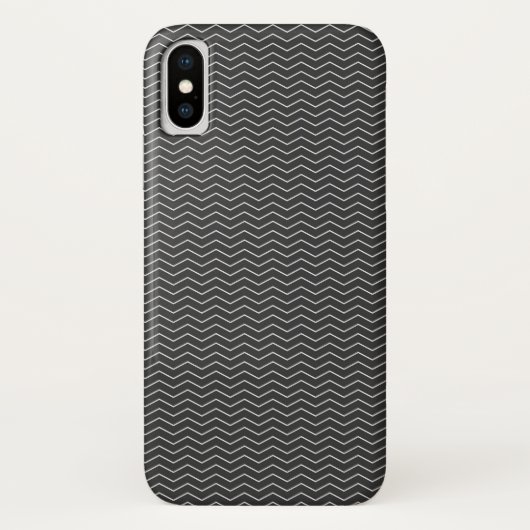 Coques Case-Mate iPhone Motif noir Chevron (Dos)