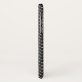 Coques Case-Mate iPhone Motif noir Chevron (Dos/Gauche)