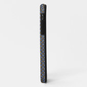 Coques Case-Mate iPhone Motif noir circulaire sans fil (Dos/Gauche)
