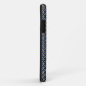 Coques Case-Mate iPhone Motif noir circulaire sans fil (Dos/Droite)