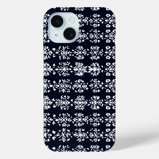 Coques Case-Mate iPhone Motif noir et blanc (Verso)