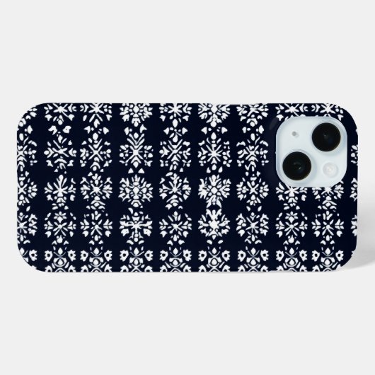 Coques Case-Mate iPhone Motif noir et blanc (Verso (horizontal))