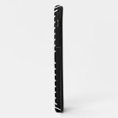 Coques Case-Mate iPhone Motif noir et blanc (Dos/Gauche)