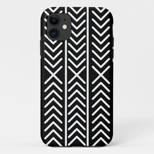 Coques Case-Mate iPhone Motif noir et blanc (Dos)