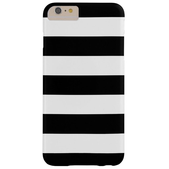 Coques Case-Mate iPhone Motif noir et blanc audacieux de rayures (Dos)