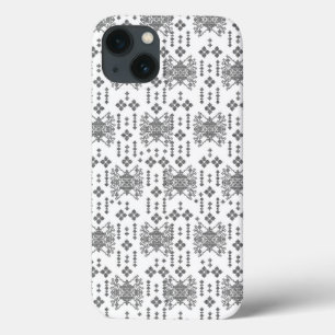 Case-Mate iPhone Case motif noir et blanc avec un arrière - plan blanc