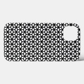 Coques Case-Mate iPhone Motif noir et blanc de cube (Verso (horizontal))