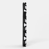 Coques Case-Mate iPhone Motif noir et blanc de cube (Dos/Droite)