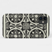 Coques Case-Mate iPhone Motif noir et blanc de mandala par le studio de (Dos (Horizontal))