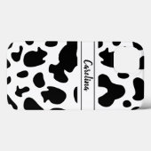Coques Case-Mate iPhone motif noir et blanc poster de animal (Verso (horizontal))