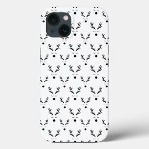Case-Mate iPhone Case Motif noir et blanc Reindeer