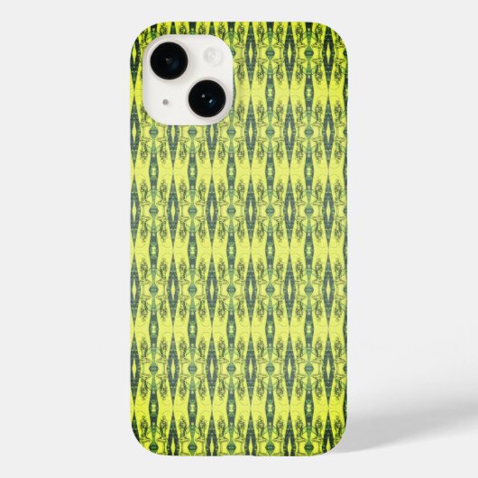Coques Case-Mate iPhone Motif noir et jaune (Verso)