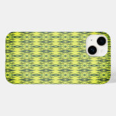 Coques Case-Mate iPhone Motif noir et jaune (Verso (horizontal))