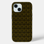 Coques Case-Mate iPhone Motif noir et or japonais (Verso)
