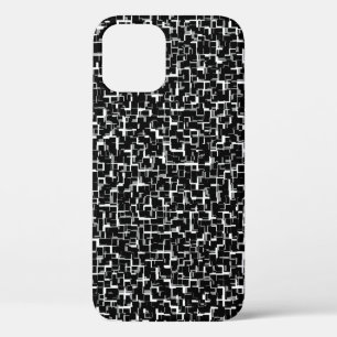 Coque iPhone 12 Motif noir photo numérique