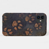 Coques Case-Mate iPhone Motif noir rustique (Dos (Horizontal))