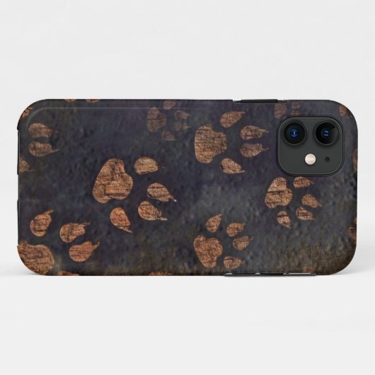 Coques Case-Mate iPhone Motif noir rustique (Dos (Horizontal))