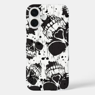 Coques iPhone 16 Motif noir transparent