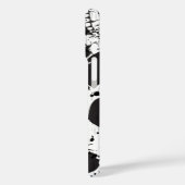 Coques Case-Mate iPhone Motif noir transparent (Verso / Gauche)