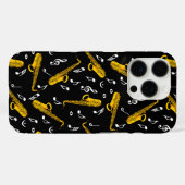 Coques Case-Mate iPhone Motif note musique saxophone (Verso (horizontal))