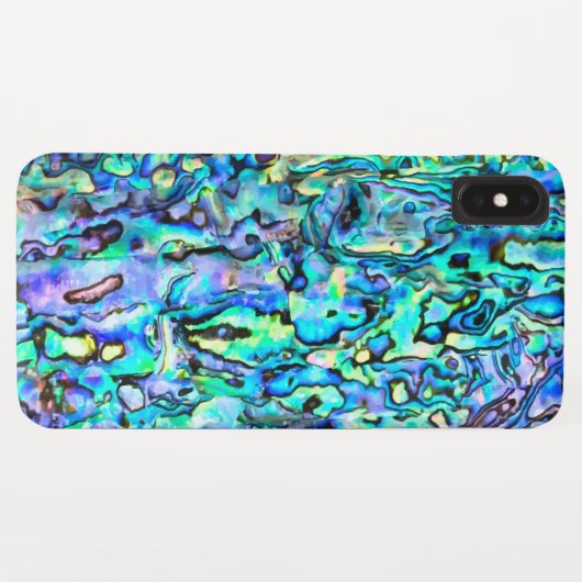 Coques Case-Mate iPhone Motif numérique Faux Abalone Paua Shell (Dos (Horizontal))