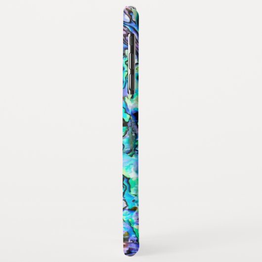 Coques Case-Mate iPhone Motif numérique Faux Abalone Paua Shell (Dos/Gauche)