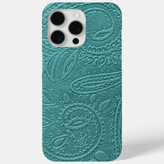 Coques Case-Mate iPhone Motif occidental à outils Turquoise (Verso)