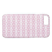 Coques Case-Mate iPhone Motif oculaire rose et blanc (Dos (Horizontal))