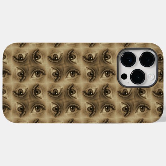 Coques Case-Mate iPhone Motif oeil (Verso (horizontal))
