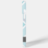Coques Case-Mate iPhone Motif Ombre Aqua Zig Zag Chevrons (Verso / Gauche)
