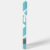 Coques Case-Mate iPhone Motif Ombre Aqua Zig Zag Chevrons (Verso / Droite)