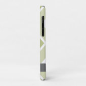 Coques Case-Mate iPhone Motif Ombre Green Zig Zag Chevrons (Dos/Gauche)